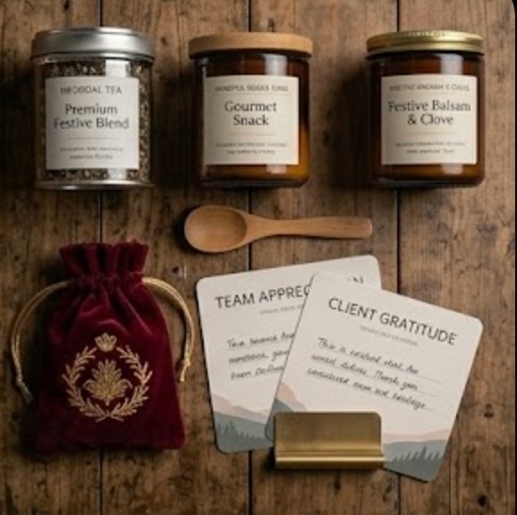 Celebration Office Gift Crate with premium snacks, artisan tea blends, and corporate-ready presentation for Australian teams gallery image 2